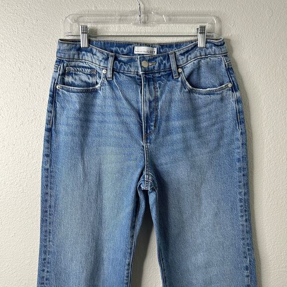 LOFT Petite High Rise Wide Leg Jeans Bright Mid Indigo Wash 28/6 - Picture 3 of 12